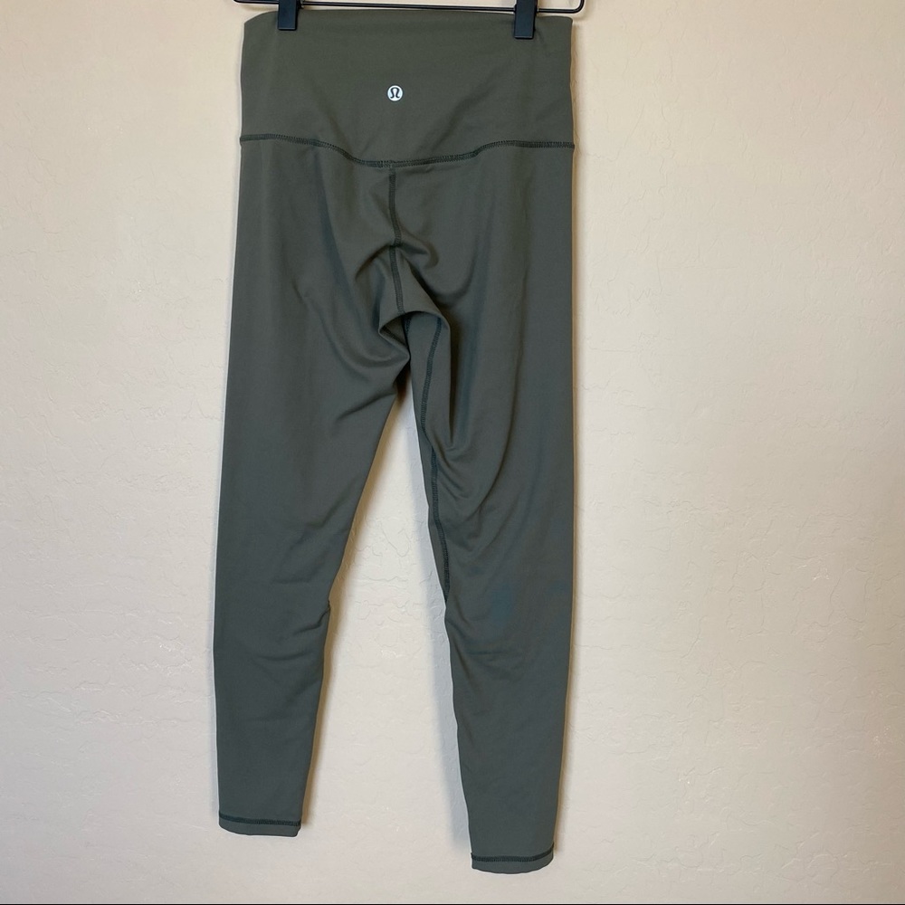 LULULEMON green cropped 25” align legging pants